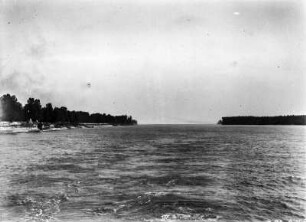 Der Mississippi : Flussabschnitt des Mississippi bei Memphis.