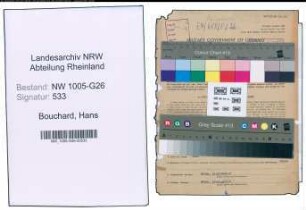 Entnazifizierung Hans Bouchard , geb. 20.04.1910 (Buecherrevisor)