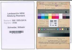 Entnazifizierung Wilhelm Schneider , geb. 21.08.1906 (Krim.Sekretaer)