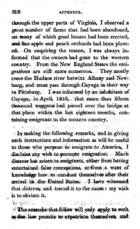 Remarks and observations useful to emigrants