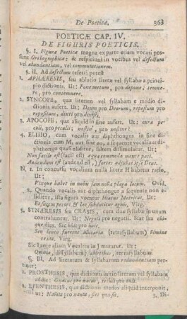 Poeticæ Cap. IV. De Figuris Poeticis.
