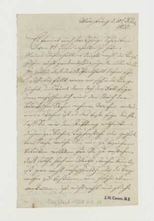 Brief von Franz Martin Seuffert an Joseph Heller