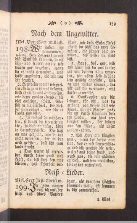 Reiß-Lieder.