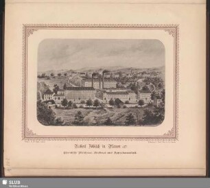 Robert Zöbisch in Plauen i./V. Chemische Bleicherei, Färberei und Appreturanstalt