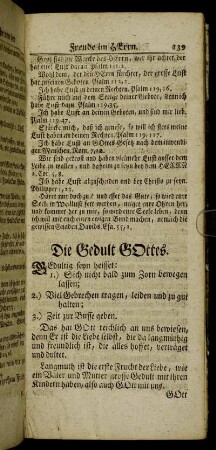 Die Gedult Gottes.