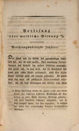 Zürcherische Beyträge zur wissenschaftlichen und geselligen Unterhaltung, 1. 1815