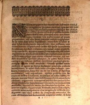 Moralitatem Merae Cogitationis, Praeside Valentino Velthem ... publico eruditorum examini sistit Jacobus Ritter, Hallensis Saxo, Autor. Ad diem Mercurii. A.O.R. MDCLXXV.