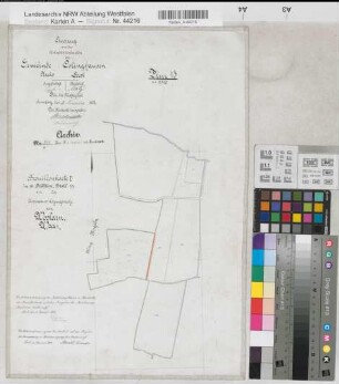 Weslarn (Bad Sassendorf), Separation Weslarn, Bl. 11 Brouillonkarte I Ostinghausen Flur 13