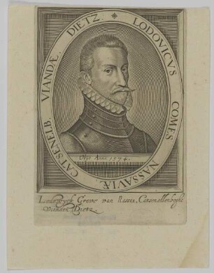 Bildnis von Lodovicus, Comes Nassaviae