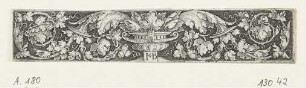 Ornamentstich mit Vase
