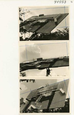 Bahnhofsanlage (Diplomarbeit bei Kurt Dübbers): Modellfotos