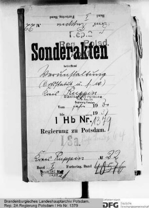 Verunstaltung. Ortsstatuten und Vorschriften gegen Verunstaltung im Kreise Ruppin