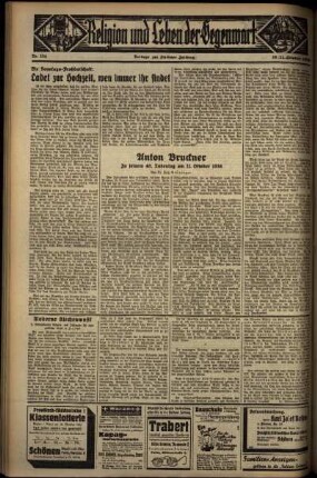 Dritte Ausgabe vom Sonntag, den 11. Oktober 1936.
