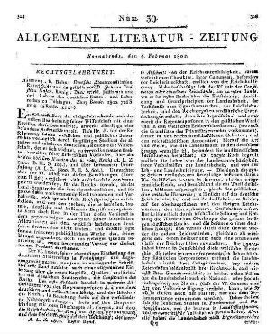 König, J. C.: Formularbuch für processualische Handlungen. Abt. 1. Altdorf, Nürnberg: Monath & Kußler 1801