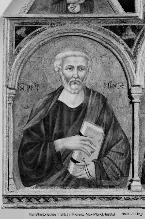 Maria mit Kind und Heiligen : Heiliger Petrus