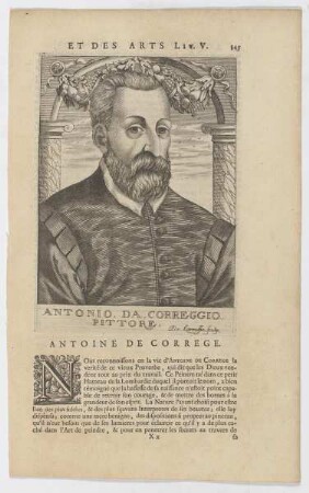 Bildnis des Antonio da Correggio