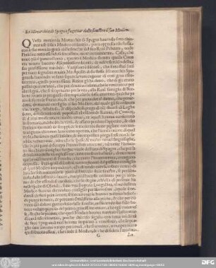 La Monarchia di Spagna fagettar dalle sinestre il suo Medico.