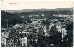 Marienbad. Blick auf Marienbad