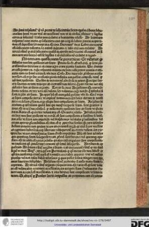 [A]d tertiam questionem sic proceditur et videtur quod infideles non sint compelllendi (!) ad fidem...