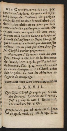 [De la Communion à Jesus Christ] LXXVII. - LXXVIII.