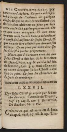 [De la Communion à Jesus Christ] LXXVII. - LXXVIII.