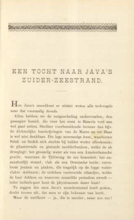 Een tocht naar Java's zuider-zeestrand