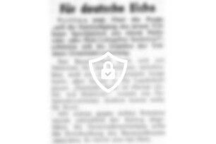 Für deutsche Eiche