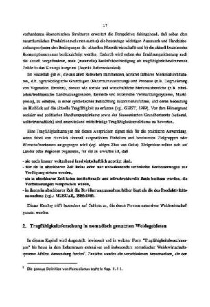 2. Tragfähigkeitsforschung in nomadisch genutzten Weidegebieten
