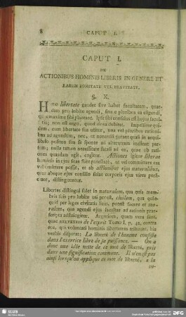 Caput I. De Actionibus Hominis Liberis In Genere Et Earum Bonitate Vel Pravitate