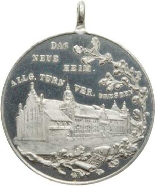 Dresden - Allgemeiner Turnverein, Einweihung des Vereinshauses