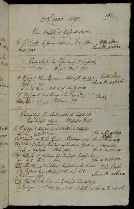 Vom Verfasser [Johann Samuel Ersch] als Geschenck erhalten. - Verlagsbücher der Schroederschen Buch-Handlung allhier: Michaelis Messe. 1797. - Verlagsbücher und Druk Artikel des Buchdrucker Rosenbusch allhier. Michaelis-Messe.