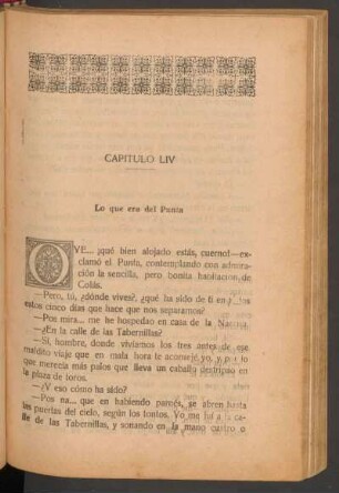 Capítulo LIV - Lo que era del Punta