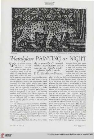 81.1925 = Nr. 339: Metalglass painting at night