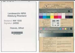 Entnazifizierung Alfred Hoeves , geb. 15.08.1904 (Buchdrucker)