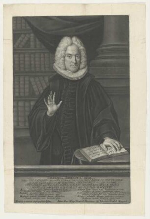 Bildnis des Iohannes Fridericus burg