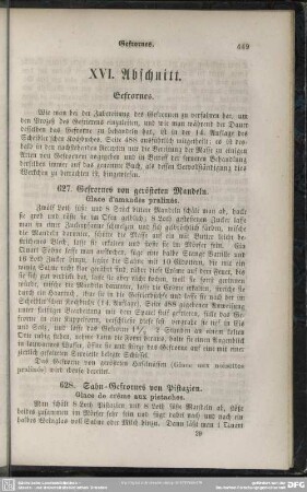 XVI. Abschnitt. Gefrornes