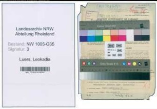 Entnazifizierung Leokadia Luers , geb. 09.12.1902 (Kinobesitzerin)