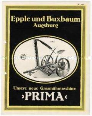 Grasmäher Typ Prima"