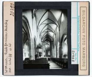 Worms: Liebfrauenkirche, Inneres nach W
