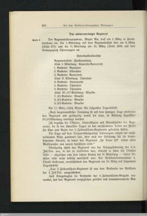Das wiedervereinigte Regiment