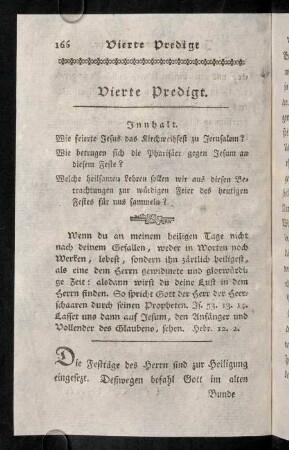166-184, Vierte Predigt.