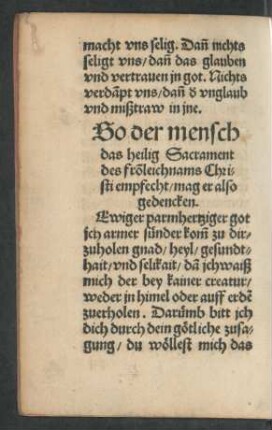 So der mensch das heilig Sacrament des fronleichnams Christi empfecht ...