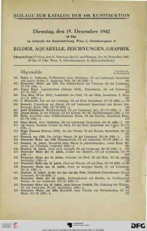 Ölgemälde (Nr. 401-543)