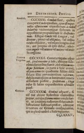 110-125, CCCXXXI. Caudati. - CCCLXXXI. Aestus Marinus.