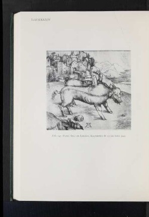 Abb. 147. Dürer, Sau von Landser, Kupferstich B. 95 (zu Seite 524).
