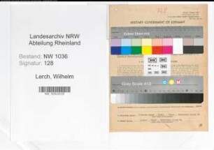 Entnazifizierung Wilhelm Lerch , geb. 04.07.1904 (Steiger)
