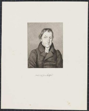 Icones Professorum Marpurgensium — Bildnis des Mauritz Johann Heinrich Beckhaus (1768-1845)