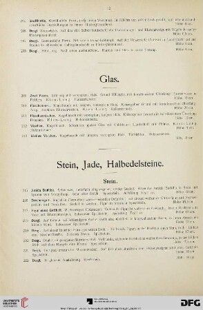 Glas (Nr. 209-213)