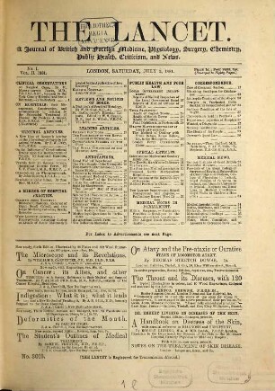 The lancet. 1881, [4.] Advertiser