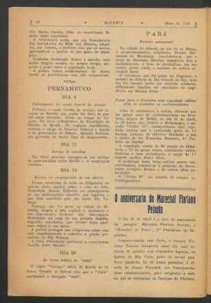 O anniversario do Marechal Floriano Peixoto